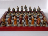King Arthur Hand Decorated Themed Chess Set - Including Chess Board